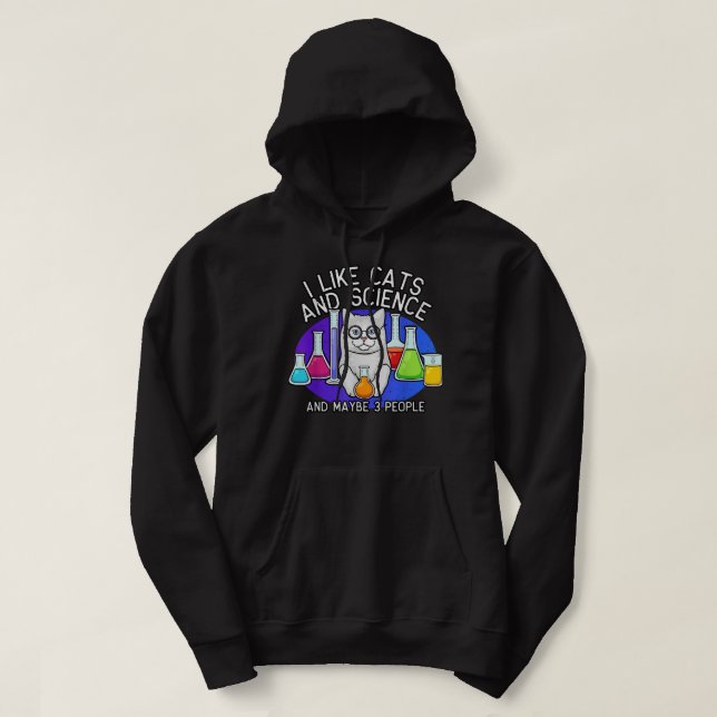 Katzen und Shirt der Wissenschaft, Cat Lover Hemd, (Design vorne)