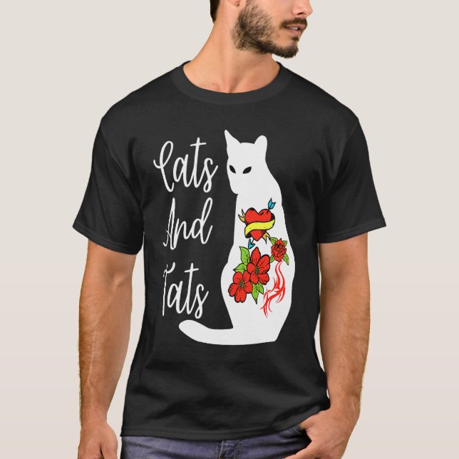 Katzen und Tats  3 T-Shirt (Vorderseite)
