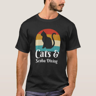 Katzen und Taucher T-Shirt