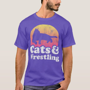 Katzen und Wrestling Katzen und Ringe von Männern T-Shirt