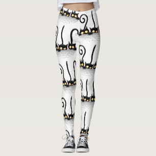 Katzen Ungezogene, spielerische und lustige Charak Leggings