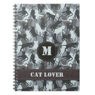 Katzen Urban Camouflage Notizblock