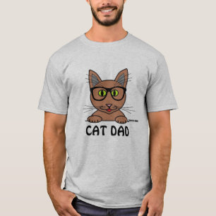 KATZEN-VATER-Brille Katze T-Shirt