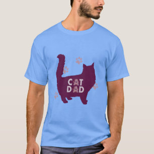 Katzen-Vater für Katzen-Liebhaber und Katzenbesitz T-Shirt