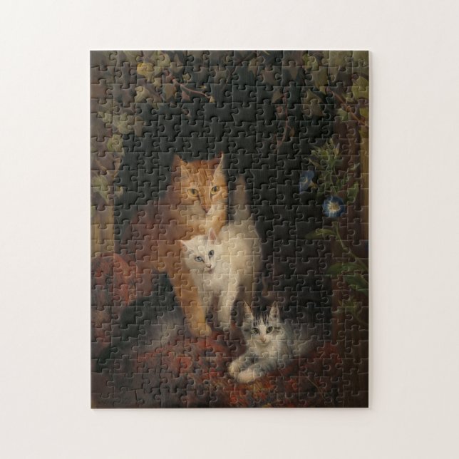 Katzen Vintag mittelalterliche Kunst (Vertikal)