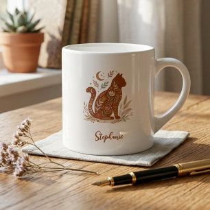Katzen-Volksgut – Geschenk für Katzenliebhaber Espressotasse