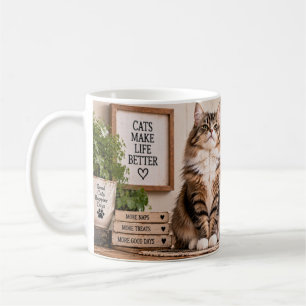 Katzen vor Menschen Katzenliebhaber-Party Kaffeetasse
