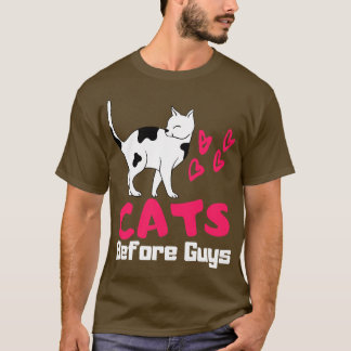 Katzen vor Typ lustige Chat Lover Women T-Shirt