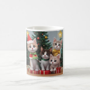 Katzen Weihnachten Tasse