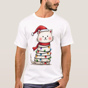 Katzen-Weihnachtsbaum Weihnachten (6) T-Shirt