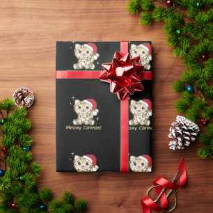Katzen Weihnachtstiere Niedliche Katzen Meowy Catm Geschenkpapier