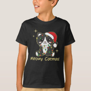 Katzen Weihnachtstiere Niedliche Katzen Meowy Catm T-Shirt