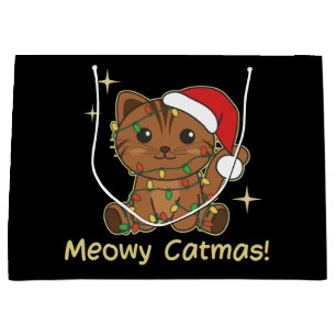 Katzen Weihnachtstiere Niedliche Katzen Meowy Katm Große Geschenktüte
