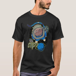 Katzen Weltraum Astronaut T-Shirt