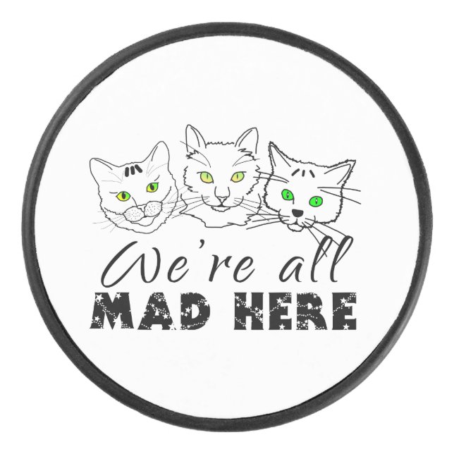 Katzen - Wir sind alle tot Eishockey Puck (Vorderseite)