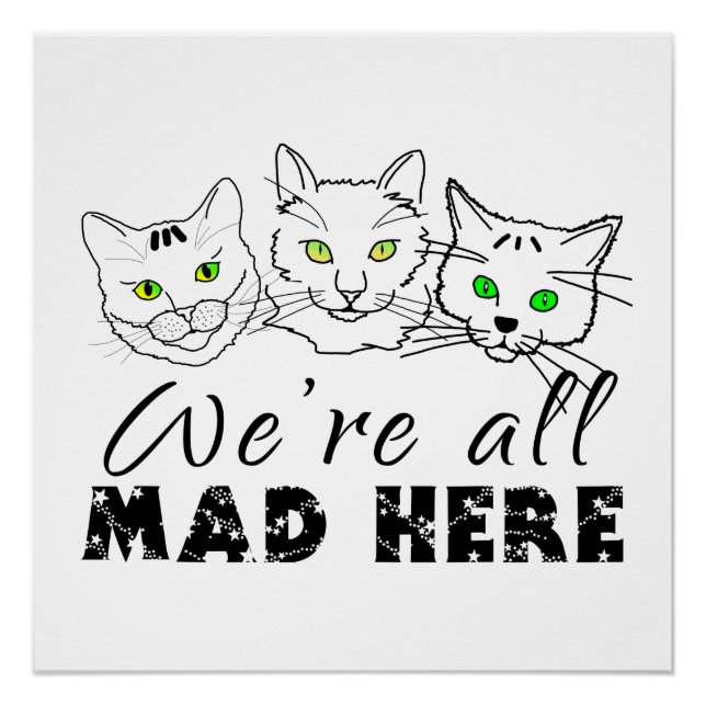 Katzen - Wir sind alle tot Poster (Vorderseite)