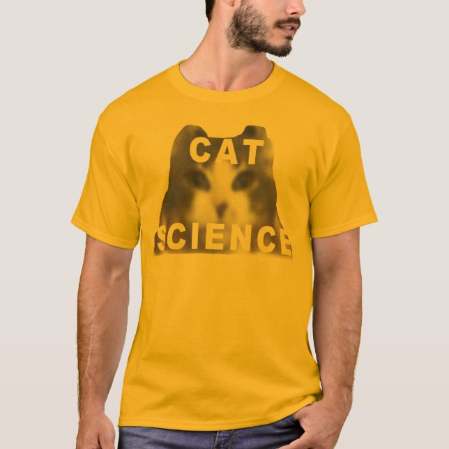 Katzen-Wissenschafts-T-Shirt T-Shirt (Vorderseite)
