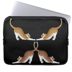 Katzen-Yoga-Elektronik-Tasche Laptopschutzhülle