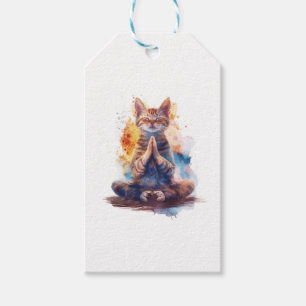 Katzen-Yoga-Meister Geschenkanhänger