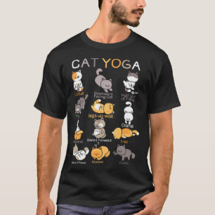 Katzen-Yoga-Posen Zen-Meditation Namaste Kätzchen T-Shirt