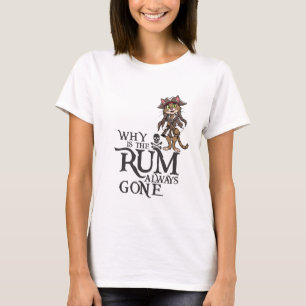 Katzenammer, warum ist das ganze Rum verschwunden? T-Shirt