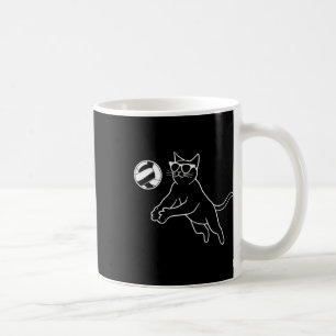 Katzenanzug-Sungles-Volleyball-Katze Kaffeetasse