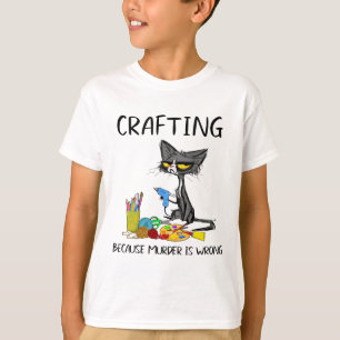 Katzenarbeit, weil Mord falsch ist, Katzen zu krei T-Shirt