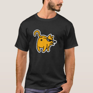 Katzenarsch im Gesicht, finde dich damit ab Brille T-Shirt