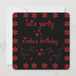 Katzenart Einladung