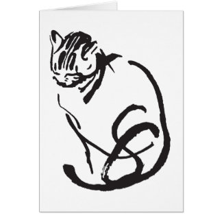 Katzenartiger Entwurf