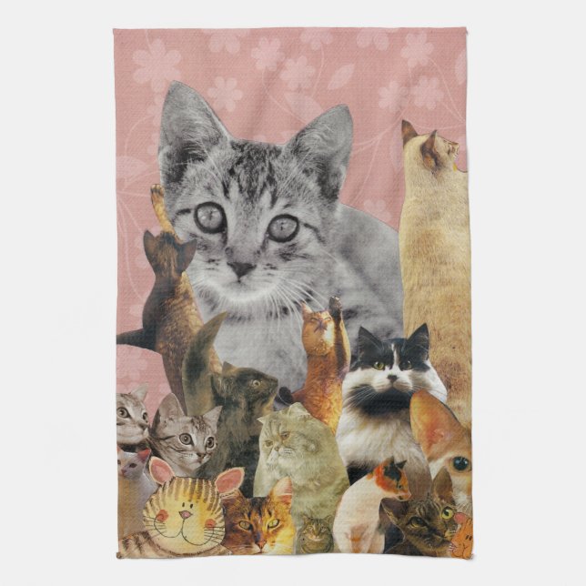 Katzenartiges Unsinnigkeits-Geschirrtuch Küchentuch (Vertikal)