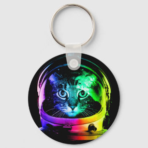 Katzenastronaut Schlüsselanhänger