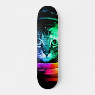 Katzenastronaut Skateboard
