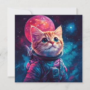 Katzenastronautenraum Einladung