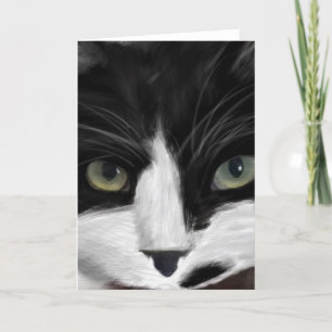 Katzenaufpassen Feiertagskarte