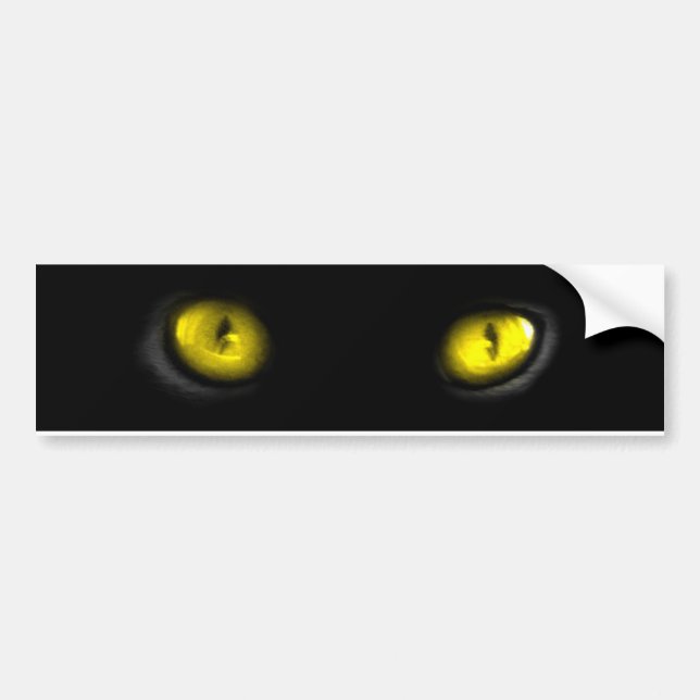 Katzenaugen Autoaufkleber (Vorne)