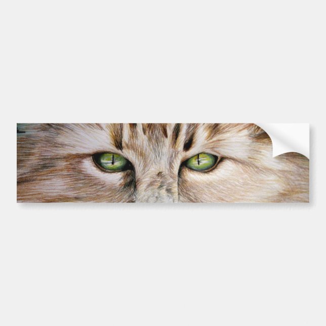 Katzenaugen-Autoaufkleber Autoaufkleber (Vorne)