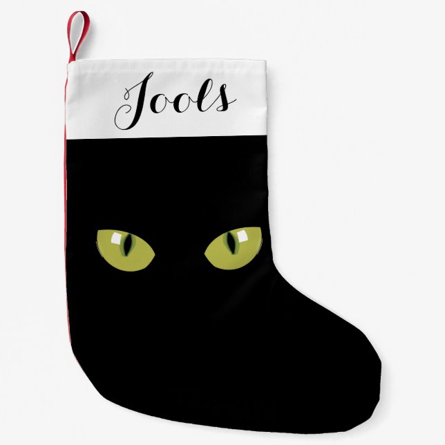 Katzenaugen Kleiner Weihnachtsstrumpf (Vorderseite)