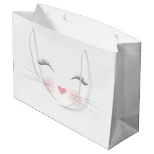 Katzenbaby-Gesicht Große Geschenktüte