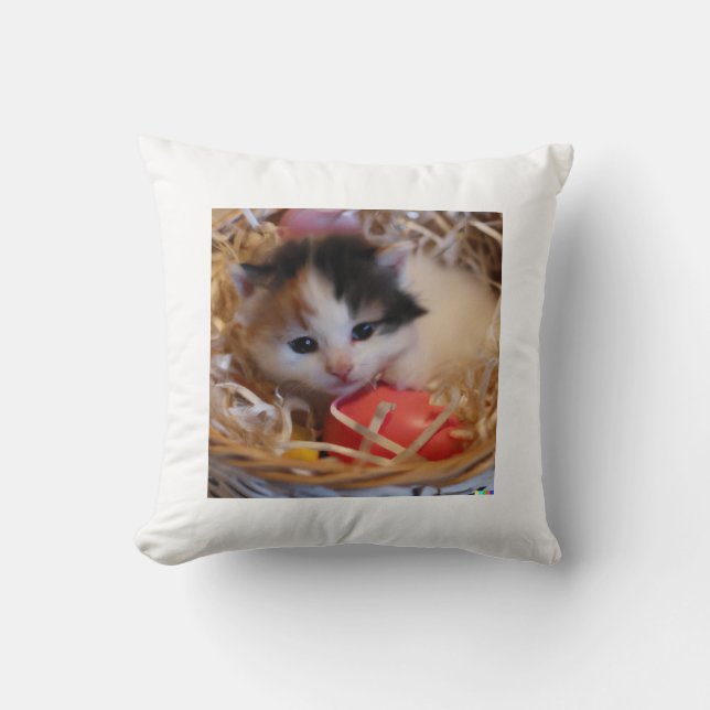 Katzenbaby Kissen (Vorderseite)