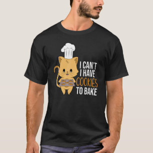 Katzenbäcker für Frauen Männer Kinder Kekse T-Shirt