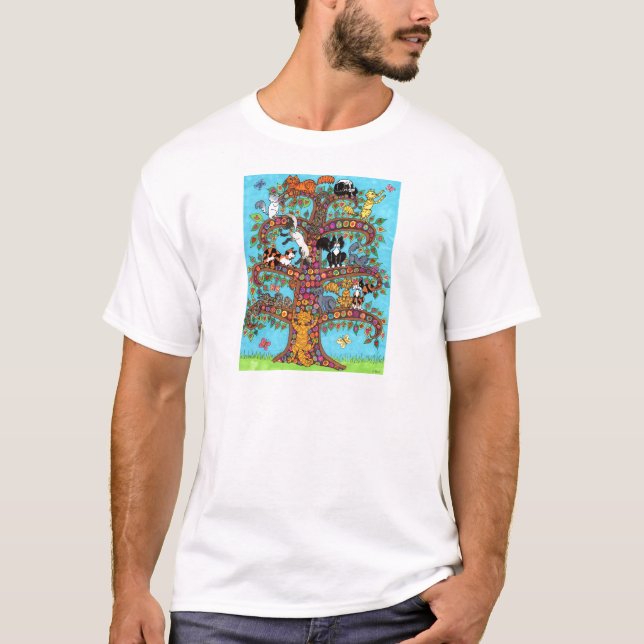 Katzenbaum 2 T-Shirt (Vorderseite)