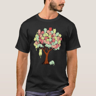 Katzenbaum Katze Cool Sommer Baum Katzenliebhaber T-Shirt