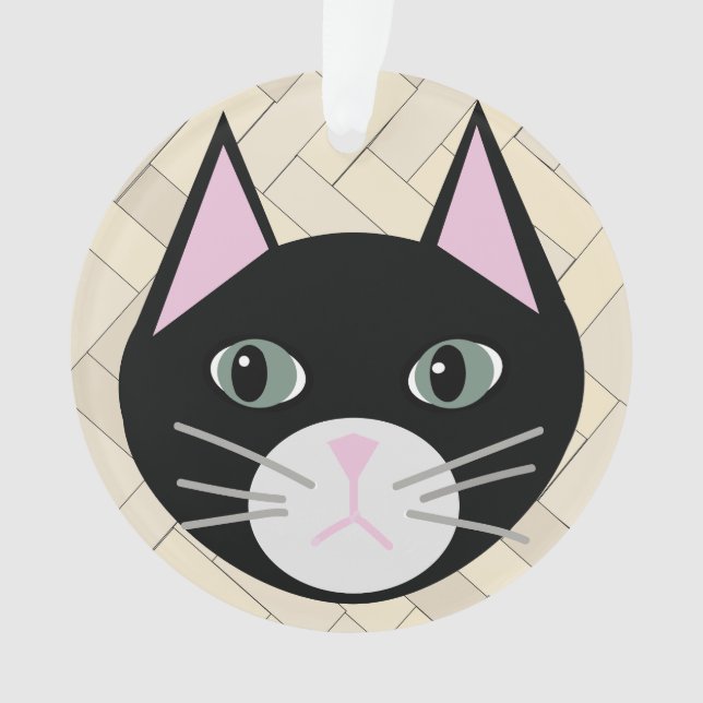 Katzenbeige Ornament (Vorderseite)