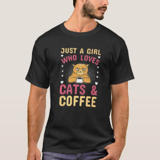 Katzenbekleidung Kaffe Suchtkrank Für Katzenbesitz T-Shirt