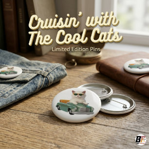 Katzenbenutzung Kinderwagen minimalistisch elegant Button