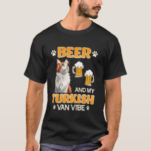 Katzenbesitzer BIER UND TÜRKISCH VAN VIBE Lustige T-Shirt