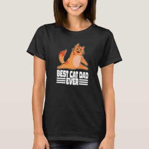 Katzenbesitzer Verrückter Katzenvater Bester Katze T-Shirt