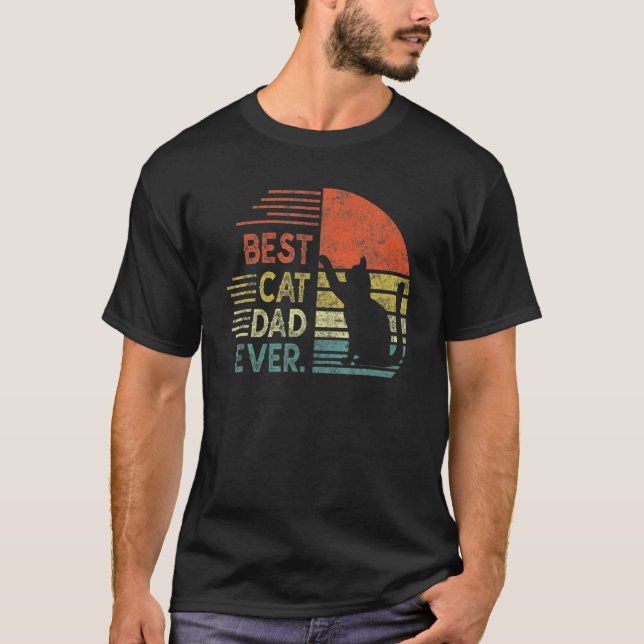 Katzenbester Vater je mit meinem Katzen Daddy T-Shirt (Vorderseite)
