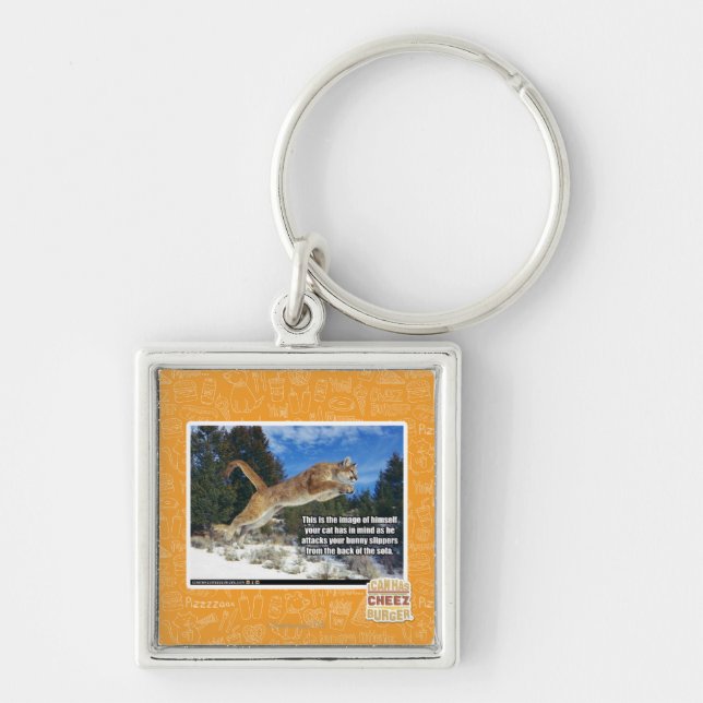 Katzenbild Schlüsselanhänger (Vorne)